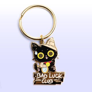 Keychain Bad Luck Club Black Cat