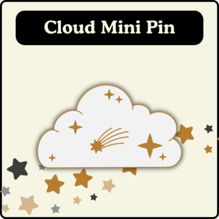 Starry Cloud Mini Pin