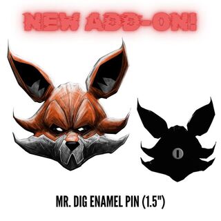 MR. DIG Enamel Pin (1.5")