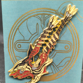 Waframe inspired Lizzie Glitter pin