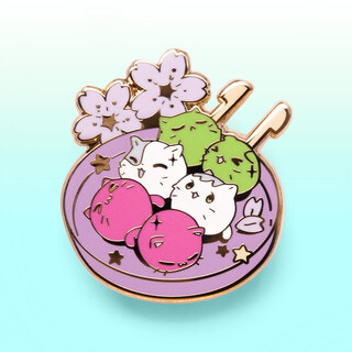 Enamel Pin Kitty Dango