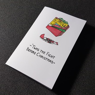 "'Twas the Fight Before Christmas" Puzzle Card