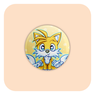Badge Button - Tails