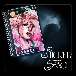 Sticker Face Reusable Sticker Book