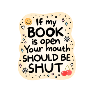 Mouth Shut Sticker