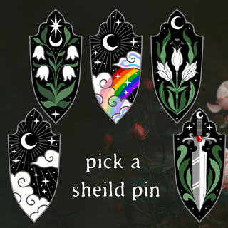 Shield pin