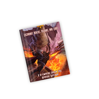 legendary heroes, villains, & Lairs Hardcover Manual