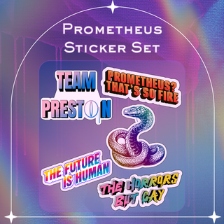 PROMETHEUS 5x stickers