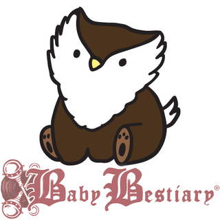 Sitting Owlbear Pin (003)