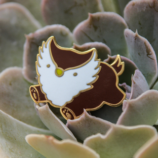 Bounding Owlbear Pin (001)