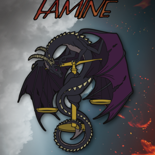 Famine Dragon 5"X7" Print
