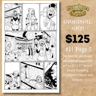 G&S #1 - Page 5 | ORIGINAL ART BY JOE MULVEY