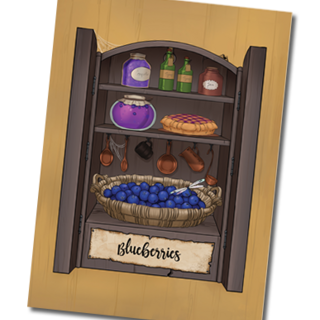Bluff Pastry - Blueberries Card