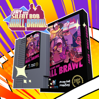 Jay and Silent Bob: Mall Brawl 8-Bit Game NES Cartridge