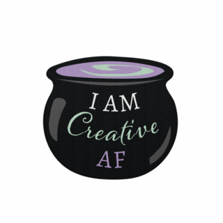 I am Creative AF Embroidered Patch