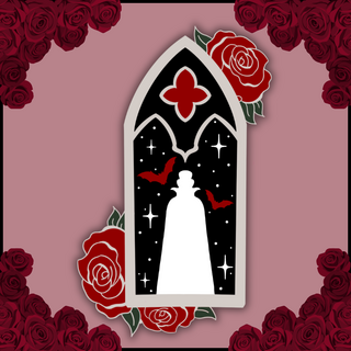 Arched Window Sticker