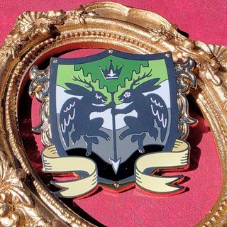 Past Heraldry Aromantic Wolpertinger Pin