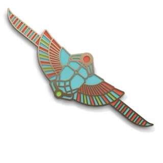 Winged Scarab Pin