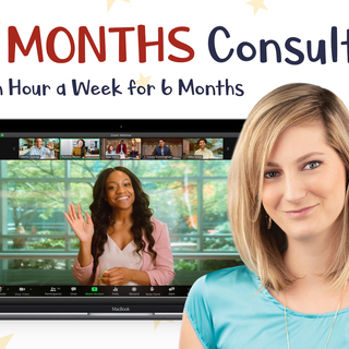 Author Support: 6 MONTHS of weekly consulting