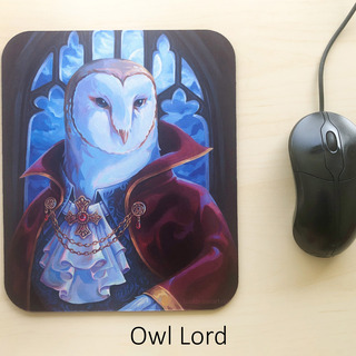 Owl Lord Mousepad