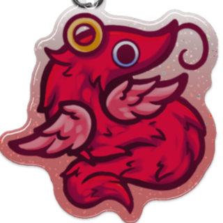 Worm Angel -Mini Charm