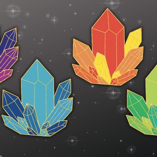 Crystals Pin Set