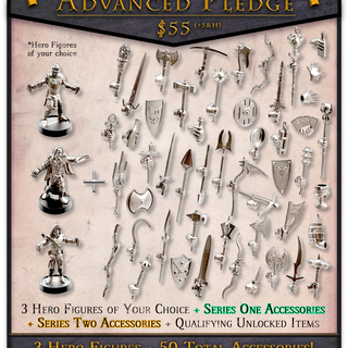 Advanced Pledge | 3 Figures + 50 Accessories