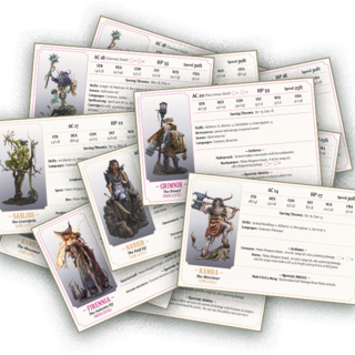 Physical Copy of Character Cards DDK