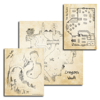 Battle Maps for VTTs & Print