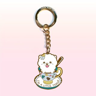 Keychain "I'm A Little Teacup" Pomeranian