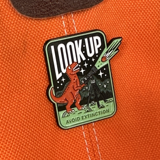 Look Up! Enameled Pin