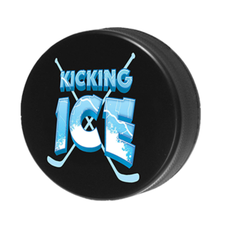 KICKING ICE CUSTOM PUCK