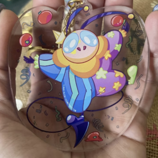 Space Bee Clown Charm