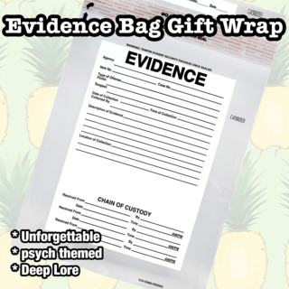 Gift packaging - Evidence bags