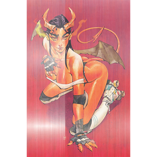 Metal Print B - Diva Demon