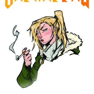 ValhalLaw #1 Pedro Andreo Original Art Sketch Variant