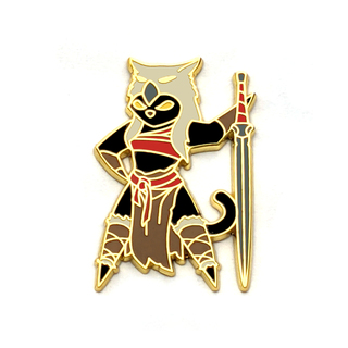 S2 Cat Barbarian Pin