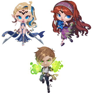 Sticker Pack: Oracle's Path Chibis