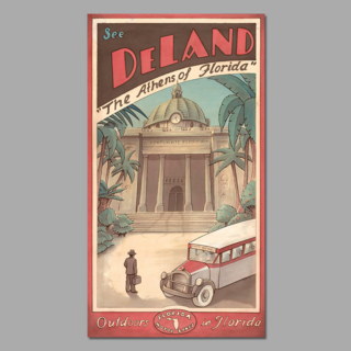 Lovecraft in DeLand Travel Poster
