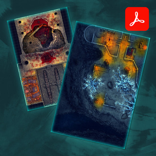 40 LARGE Battlemaps - Digital