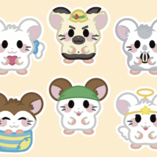 Ham-Hams Stickers