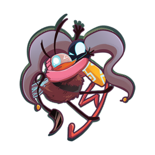 Acrylic Keychain (Bells and Space Bee)