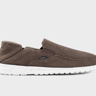 Sunslide Hemp Slip-on in Dark Brown