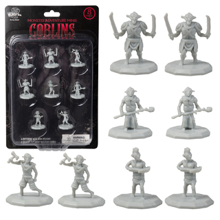 Monster Goblins Paintable Mini Figures Set of 8