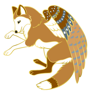 Barn Owl Fox Pin