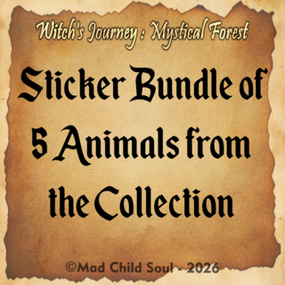Sticker Bundle - Animals from the Mystical Forest