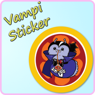 Vampi Vinyl Sticker