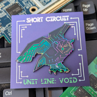 Defrag Enamel Pin