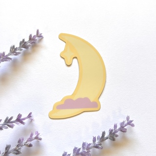 Crescent Moon Sticker