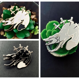 Sword-Clad Fox - 2grimm2gather Enamel Pin